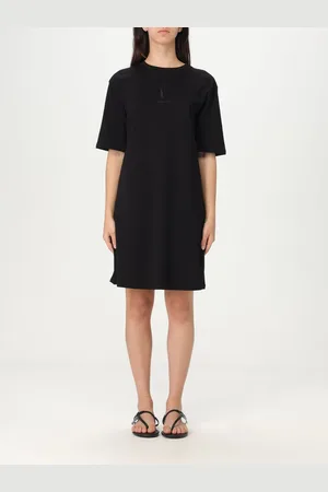 Armani Exchange Abito mini in cotone con logo