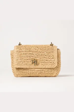 Ralph Lauren Borsa in rafia crochet