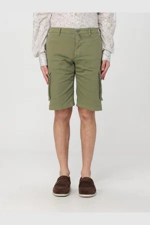 Kiton Pantaloncino cargo in cotone stretch