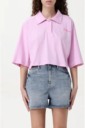 DISCLAIMER Polo crop in cotone