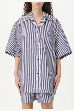 Palm Angels Camicia oversize in cotone a righe
