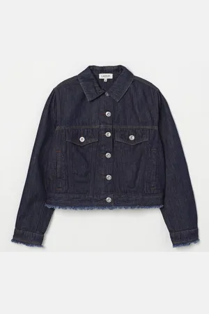 Lanvin Giacca di jeans con logo posteriore