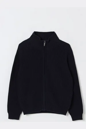 Il gufo Cardigan in cotone con zip