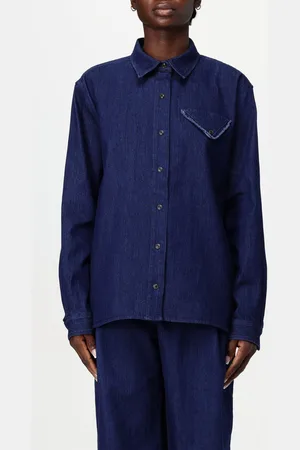 THE GARMENT Camicia in denim stretch