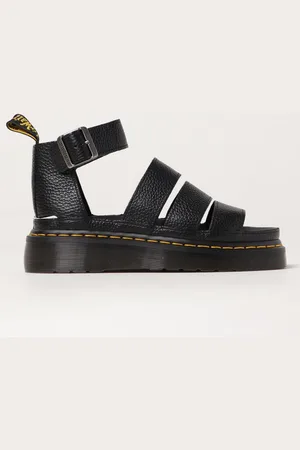 Dr. Martens Sandalo Clarissa II Quad in pelle a grana