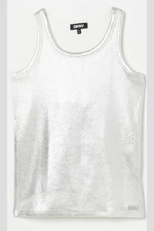 DKNY Canotta metallizzata
