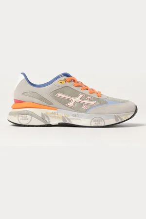 Premiata Sneakers Moerun in camoscio e mesh