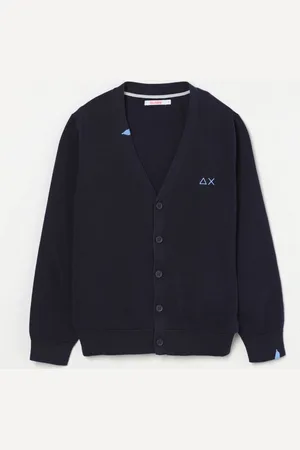 sun68 Cardigan a v in cotone