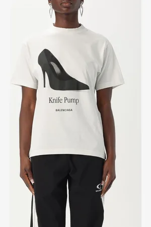 Balenciaga T-shirt in cotone con stampa grafica