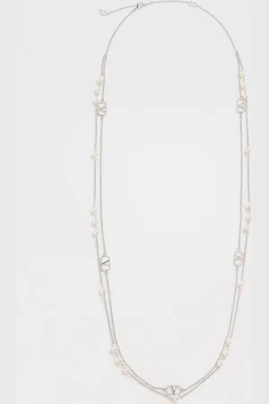 VALENTINO GARAVANI Collana in ottone con perle