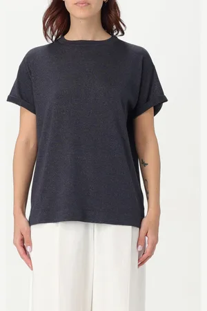 Brunello Cucinelli Top in cashmere e seta