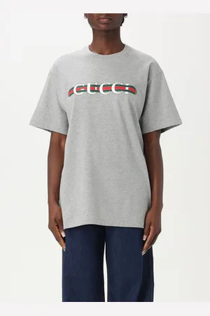 Gucci T-shirt in cotone con stampa Web