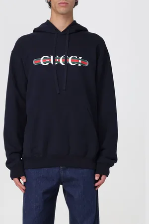 Gucci Felpa con cappuccio in cotone Web