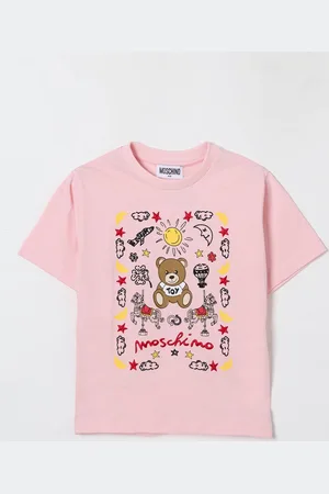Moschino T-shirt in cotone con stampa Teddy