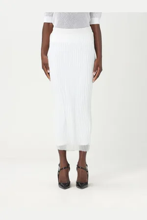 Sportmax Gonna basic in maglia a costine