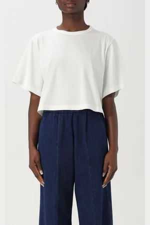 FORTE FORTE T-shirt crop in cotone