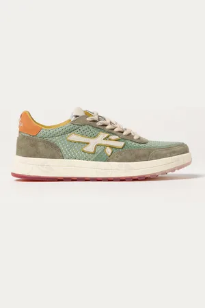 Premiata Sneakers Nous in camoscio e nylon traforato