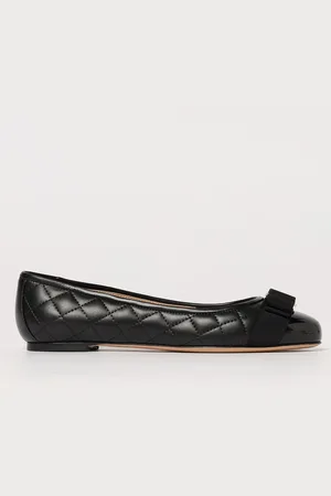 Salvatore Ferragamo Ballerina Varina in nappa matelassè