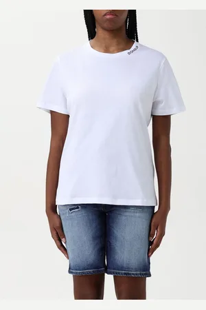 Dondup T-shirt in cotone basic con mini logo