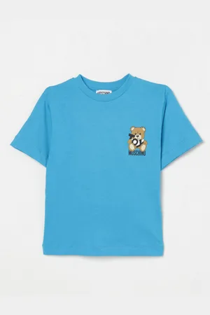 Moschino T-shirt in cotone con logo Teddy Toy Moncler