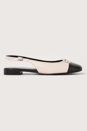 Tory Burch Ballerina Slingback in pelle con fiocco