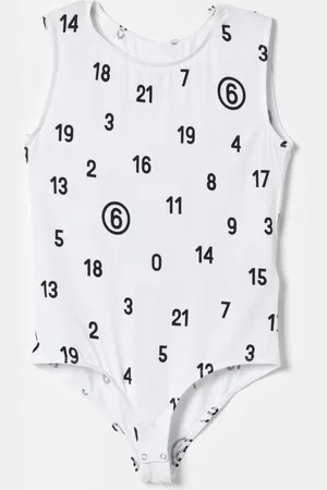Maison Margiela Body in viscosa con logo