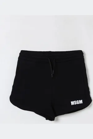 Msgm Pantaloncino sportivo in cotone con logo