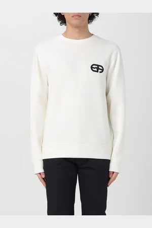 Emporio Armani Felpa in cotone con logo