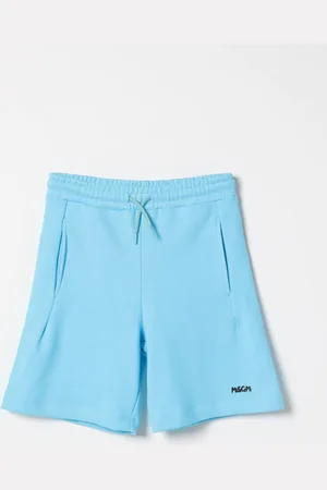 Msgm Shorts jogging in cotone con logo