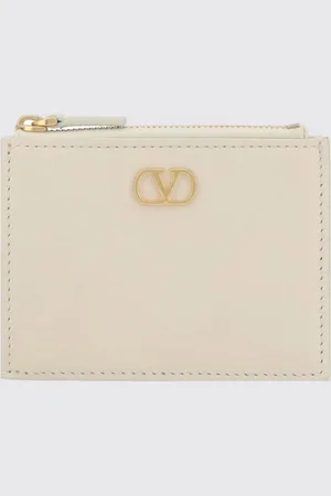 VALENTINO GARAVANI Portacarte di credito VLogo Signature in pelle a grana