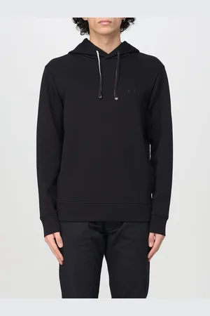 Emporio Armani Felpa con cappuccio in cotone