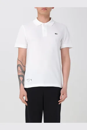 Lacoste Polo in misto cotone a coste