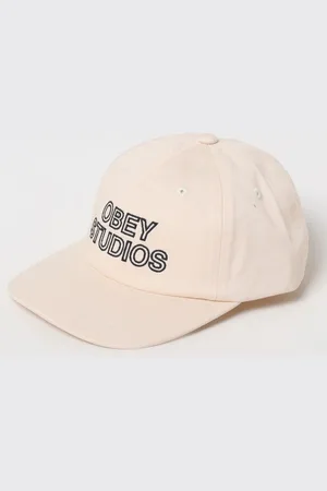 Obey Cappello in cotone con logo ricamato