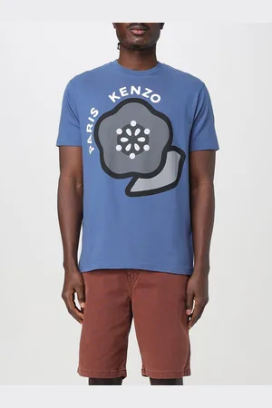 Kenzo T-shirt in cotone con stampa fiore