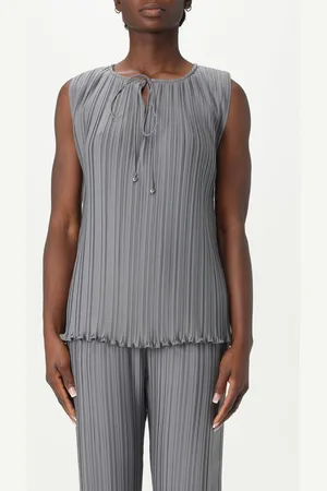 Lanvin Top plissettato in crêpe