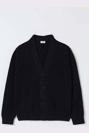 Il gufo Cardigan a v basic in cotone