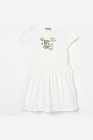 Moschino Abito in cotone Teddy Bear