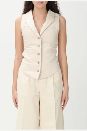 Pinko Gilet a monopetto in cotone