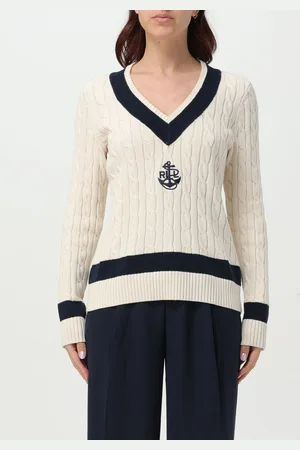 Ralph Lauren Maglia a v in cotone tricot