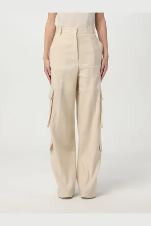 Manuel Ritz Pantalone cargo in misto lino