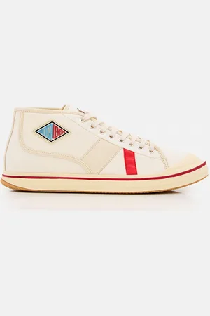 Bottega Veneta Sneakers Eliot in canvas di cotone e pelle
