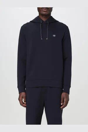 Emporio Armani Felpa con cappuccio in cotone