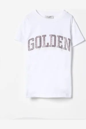 Golden Goose T-shirt in cotone con maxi logo