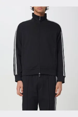 Emporio Armani Felpa con zip in misto cotone