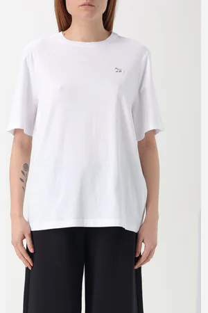 Maison Kitsuné T-shirt in cotone con mini logo