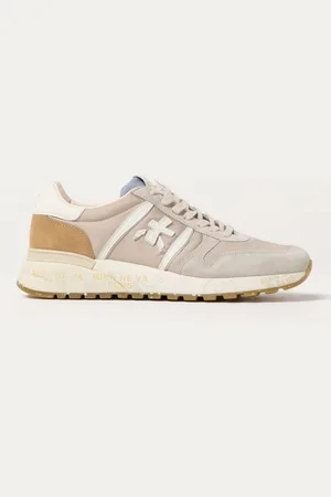 Premiata Sneakers Lander in camoscio e nylon