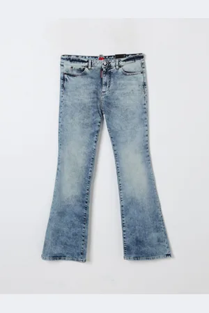 Dsquared2 Jeans a zampa in usurato