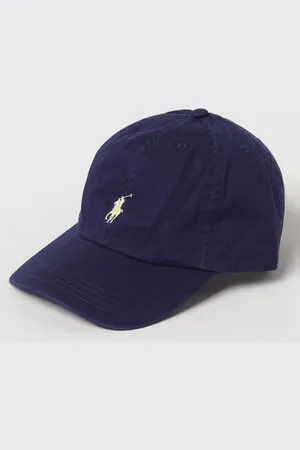 Ralph Lauren Cappello in cotone con logo ricamato