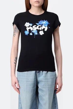 Msgm T-shirt in cotone con logo