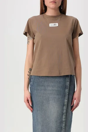 Maison Margiela T-shirt in cotone con logo